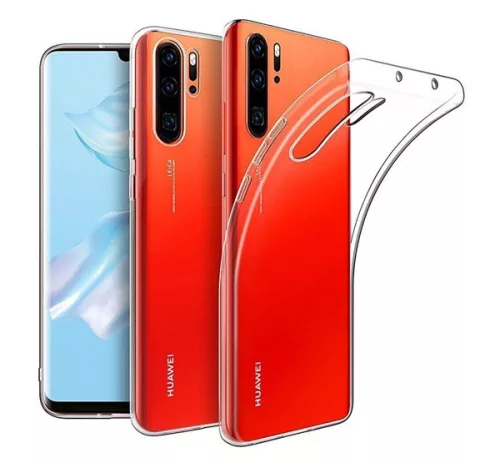 Huawei P30 Ultra Slim 0,3mm szilikon tok, átlátszó