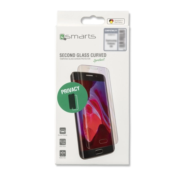4smarts Second Glass Curved Colour Easy  Apple iPhone 11 Pro Max / Xs Max teljes kijelzős, tempered glass, fekete