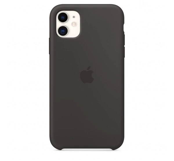 Apple iPhone 11 gyári szilikon tok, fekete, MWVU2ZM/A