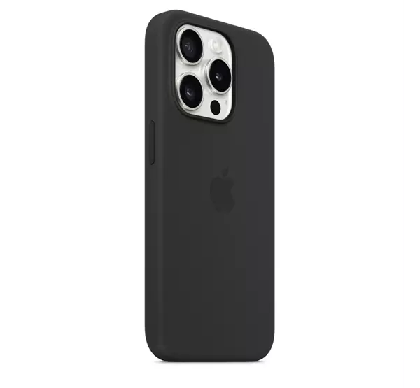 Apple iPhone 15 Pro MagSafe szilikontok, fekete