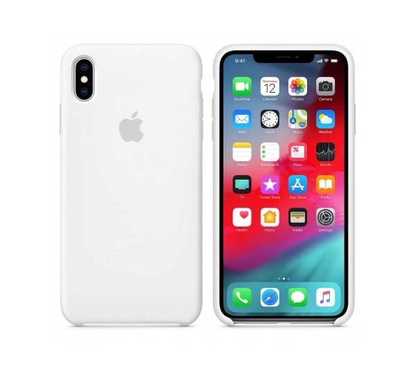 Apple iPhone XS Max gyári szilikon tok, fehér, MRWF2ZM/A