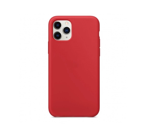 Apple iPhone Xs Max szilikon tok, piros