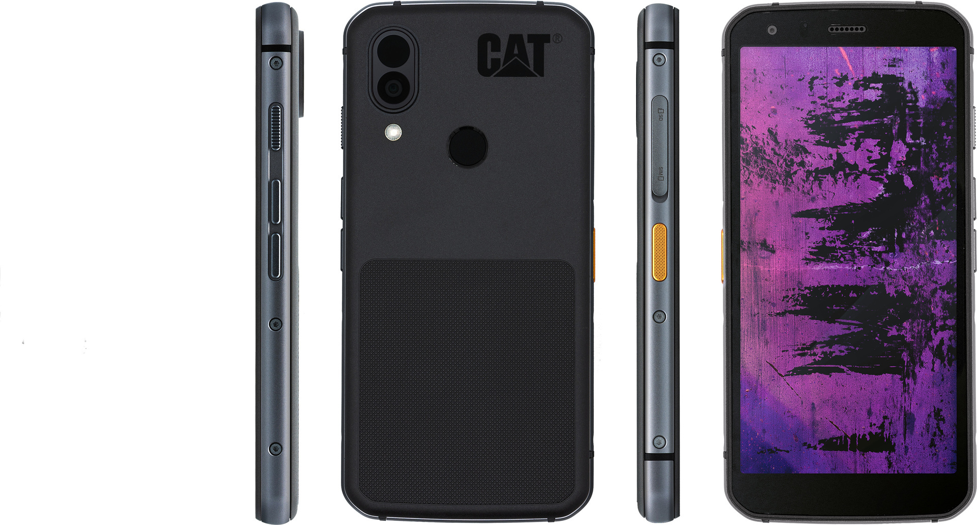 Caterpillar S62 Pro 128GB 6GB Dual fekete, Gyártói garancia