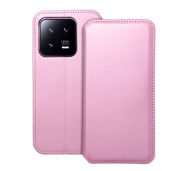 Dual Pocket Xiaomi 13 Pro, flip tok, rózsaszín