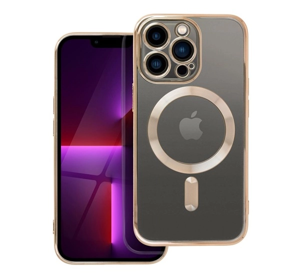 Electro Mag Apple iPhone 13 Pro MagSafe szilikon tok, arany