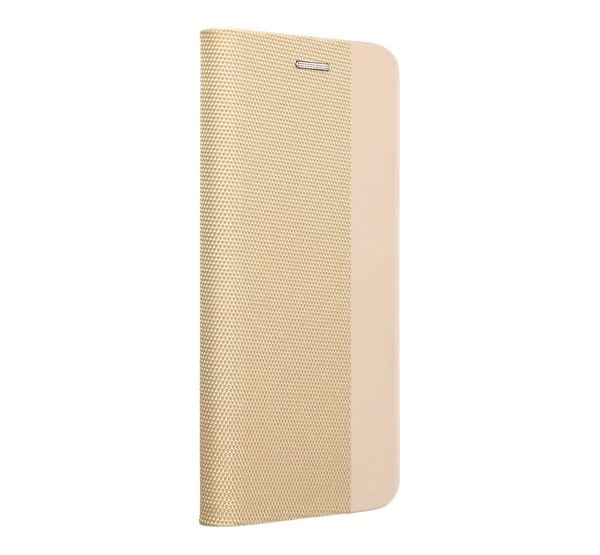 Forcell Sensitive mágneses flip tok Apple iPhone 15 , arany