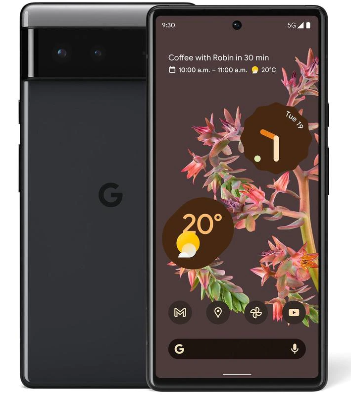 Google Pixel 6 5G 128GB 8GB RAM fekete