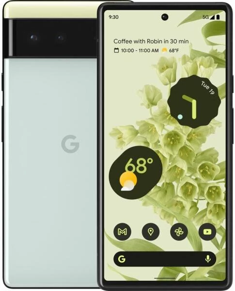 Google Pixel 6 5G 128GB 8GB RAM zöld