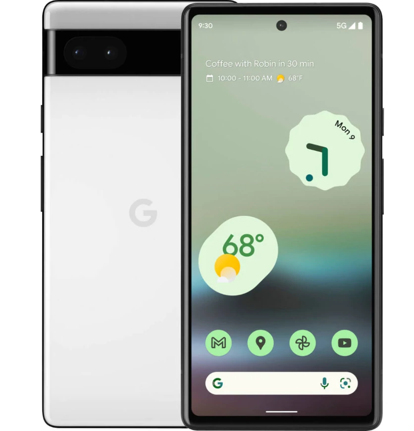Google Pixel 6a 5G 128GB 6GB RAM fehér