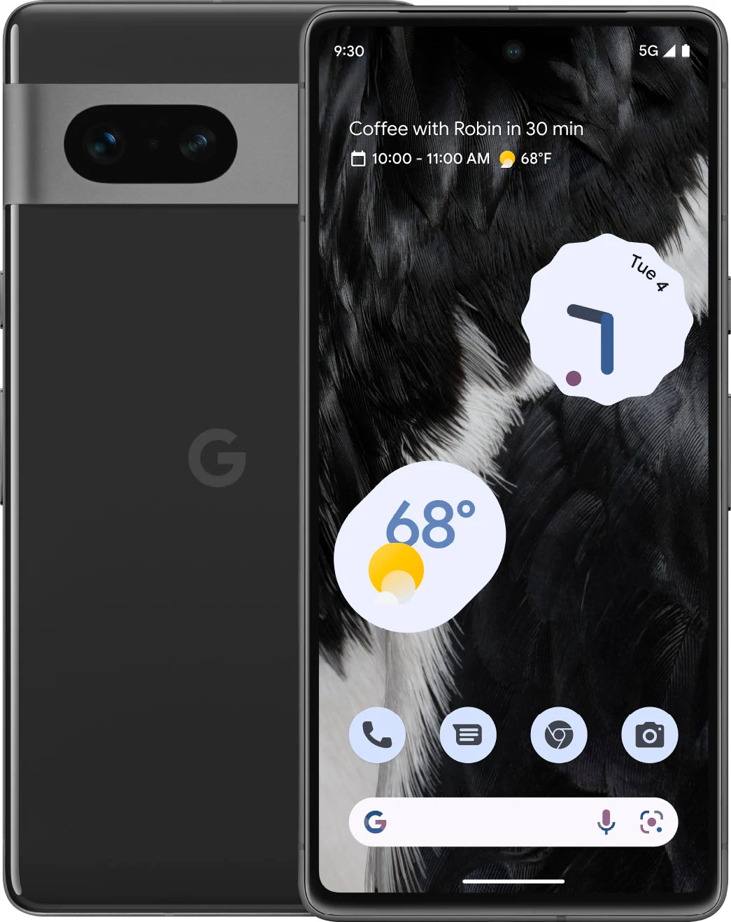 Google Pixel 7 5G 128GB 8GB RAM Dual fekete