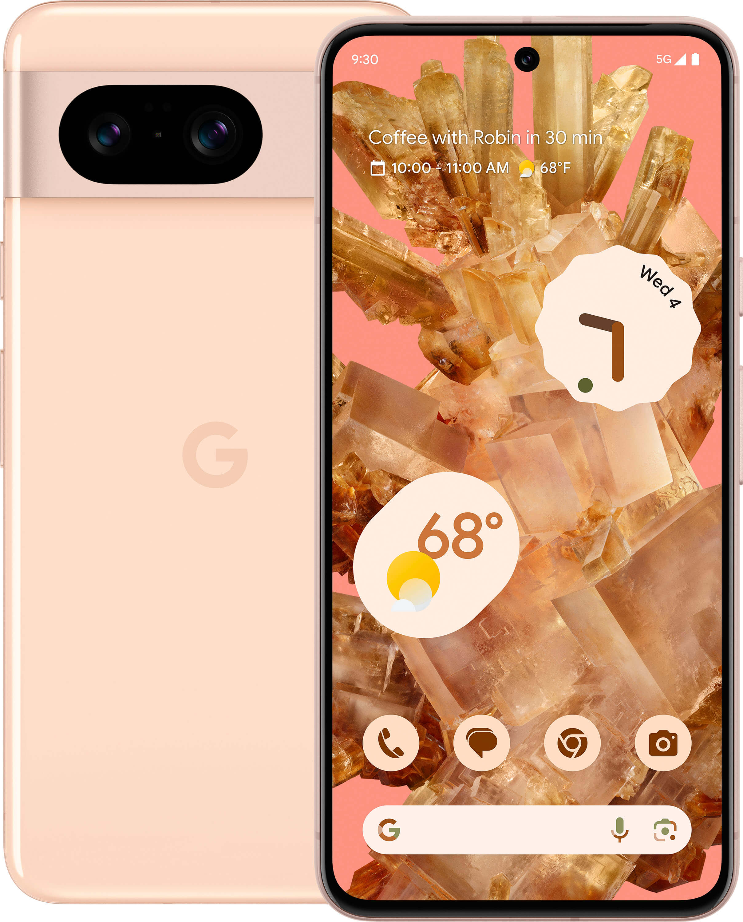 Google Pixel 8 5G 128GB 8GB RAM Dual rózsaszín
