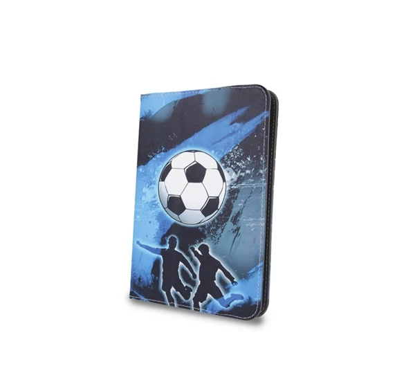 Greengo univerzális tablet tok 7-8 colos Football mintás
