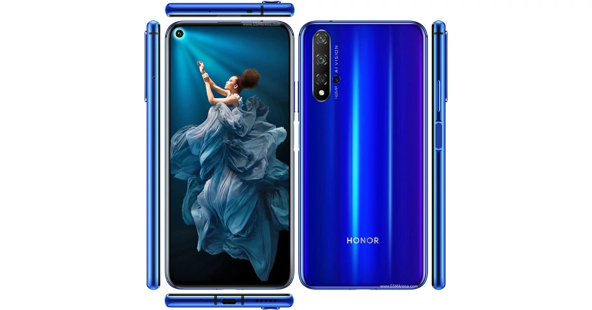 Honor 20 128GB Dual SIM, kék