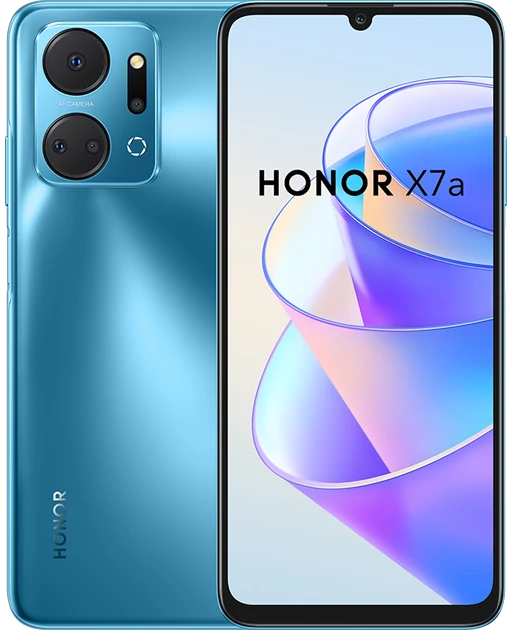 Honor X7a 128GB 4GB RAM Dual kék