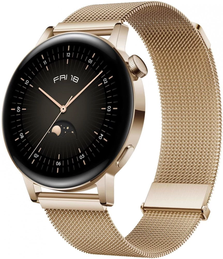 Huawei Watch GT 3 Elegant 42mm arany fém szíj