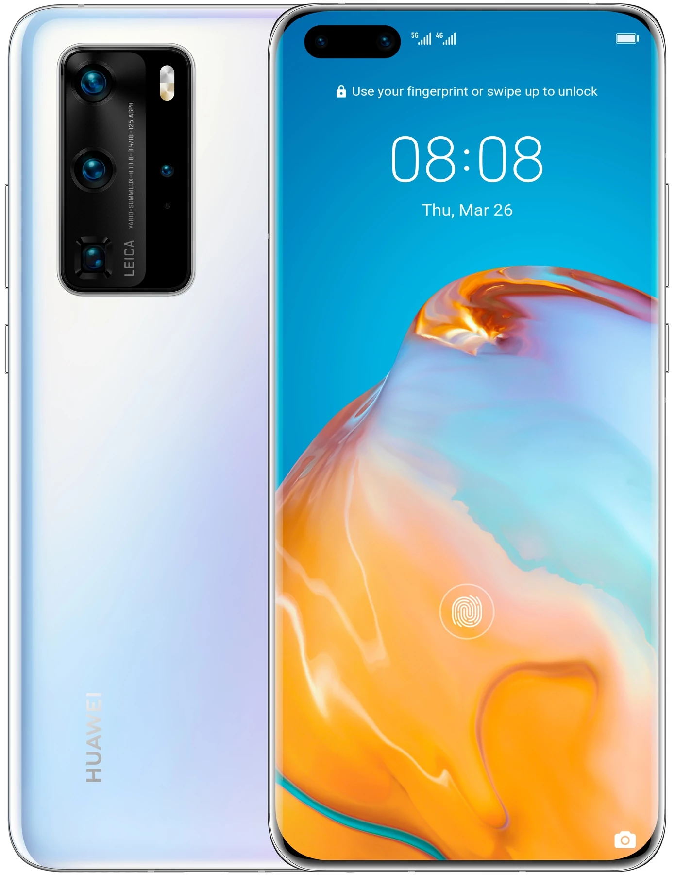 Huawei P40 5G 128GB 8GB Dual jégfehér