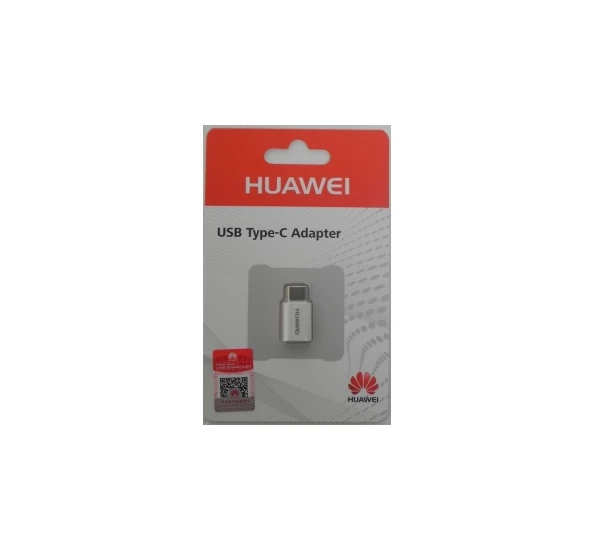 Huawei gyári AP52 microUSB - Type-C adapter, fehér