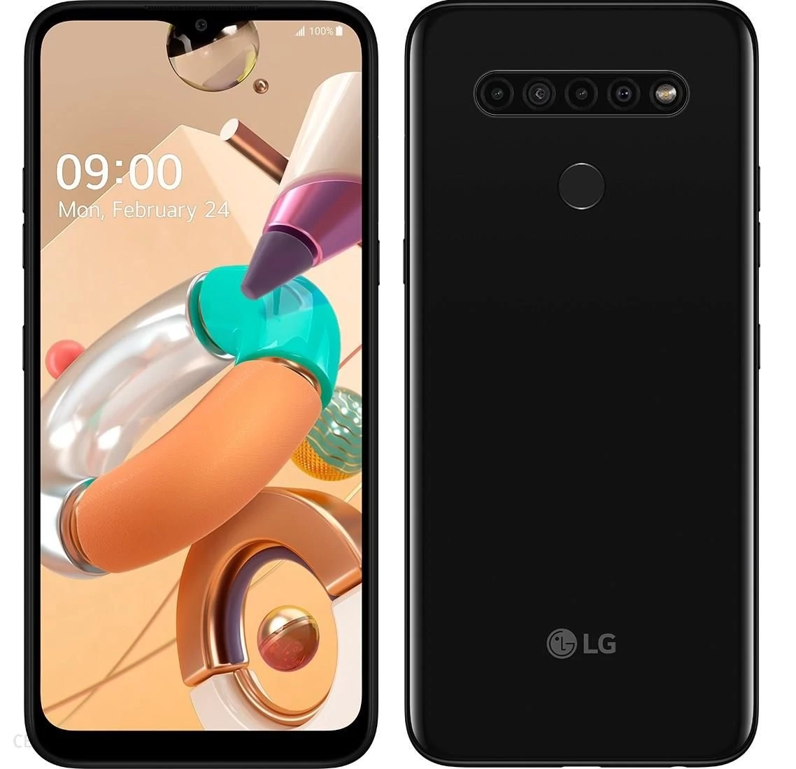 LG K41S 32GB 3GB Dual, fekete, Gyártói garancia