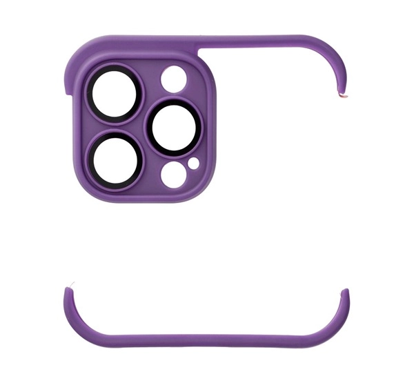 Mini bumper szilikon tok, Apple iPhone 13 Pro Max, lila