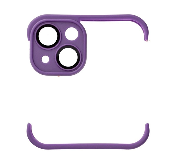 Mini bumper szilikon tok, Apple iPhone 13, lila