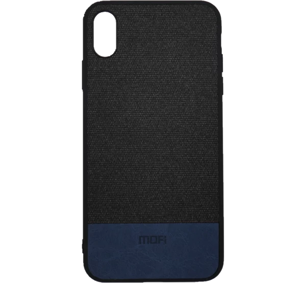 Mofi Szövet PU bőr hátlap tok Xiaomi Redmi Go, fekete