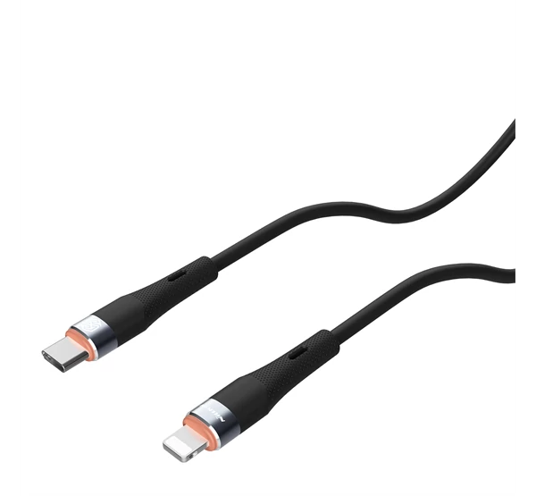 Nillkin Flowspeed Type-C / Lightning  szilikon kábel, 27 W kék
