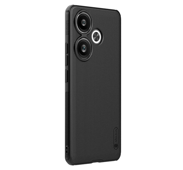 Nillkin Super Frosted Pro Poco F6 hátlap tok, fekete