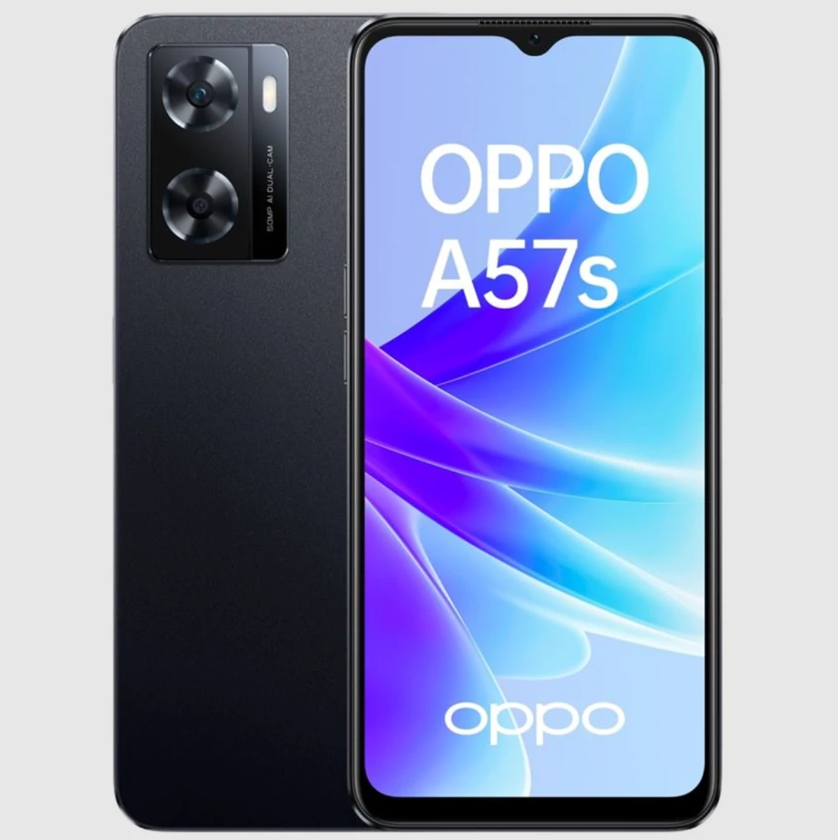 OPPO A57s 128GB 4GB RAM Dual fekete