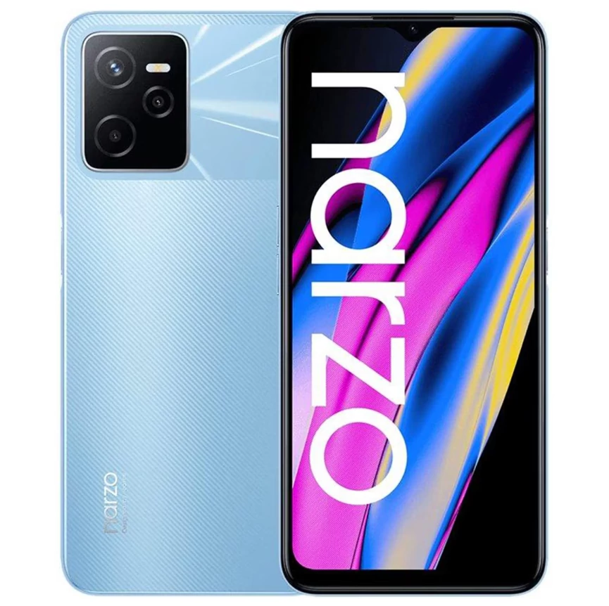 Realme Narzo 50A Prime 64GB 4GB RAM Dual kék