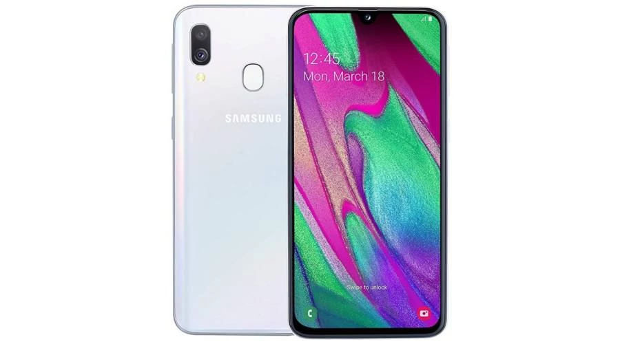 Samsung Galaxy A40 64GB Dual SIM A405, feher
