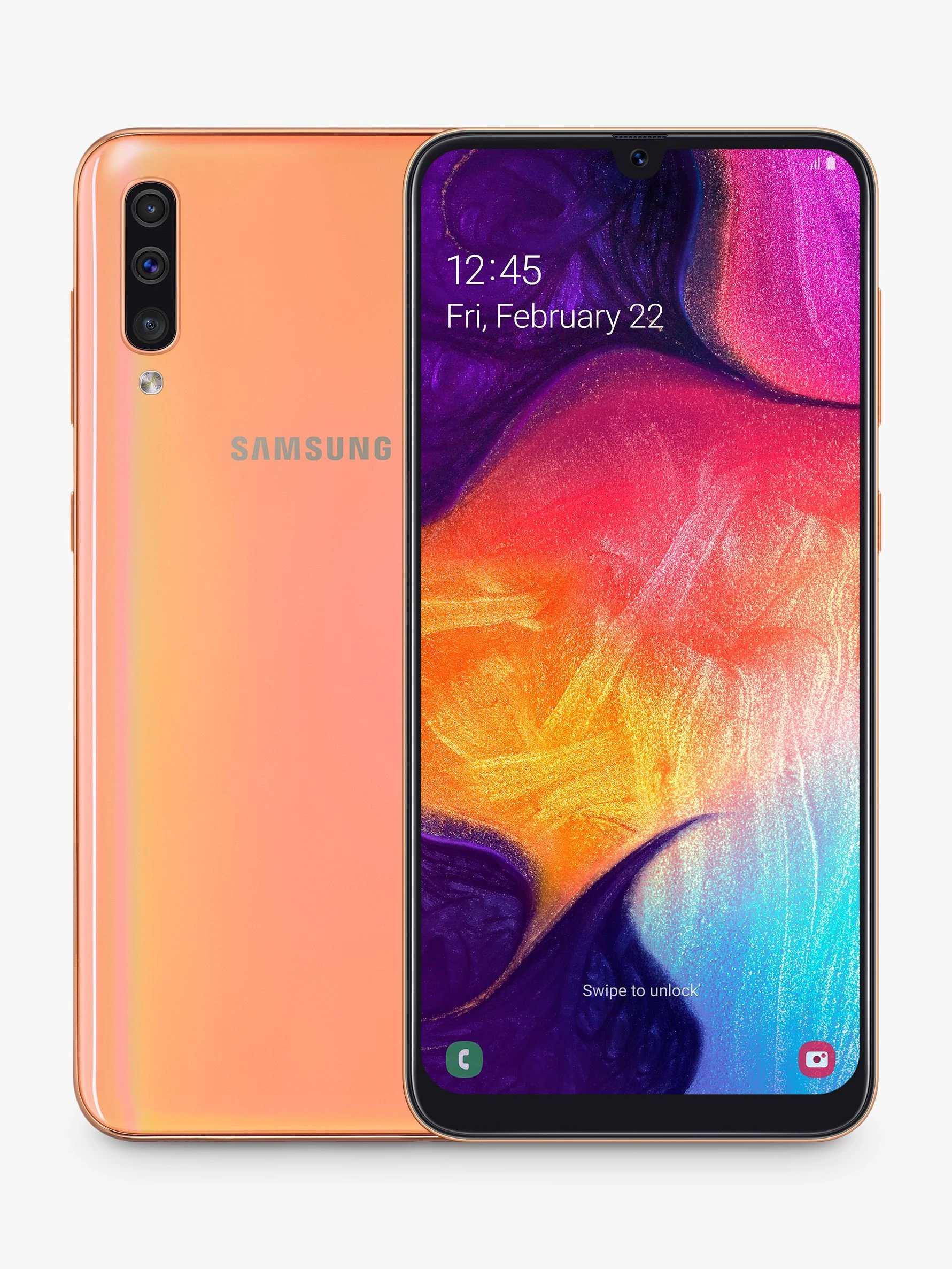 Samsung Galaxy A50 128GB 4GB Dual, korall