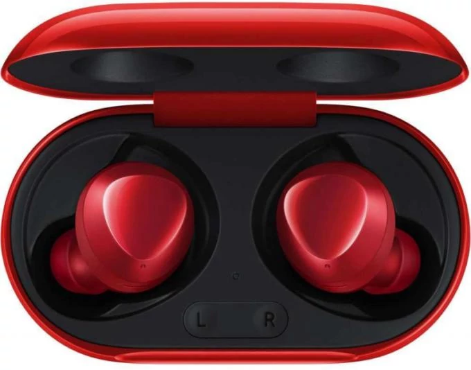 Samsung Galaxy Buds+ sztereó bluetooth headset, piros