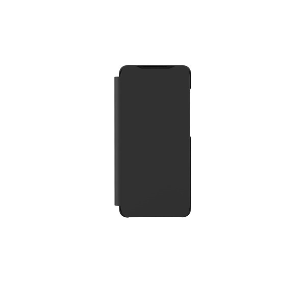 Samsung A415 Galaxy A41 Wallet Cover, gyári flip tok, fekete