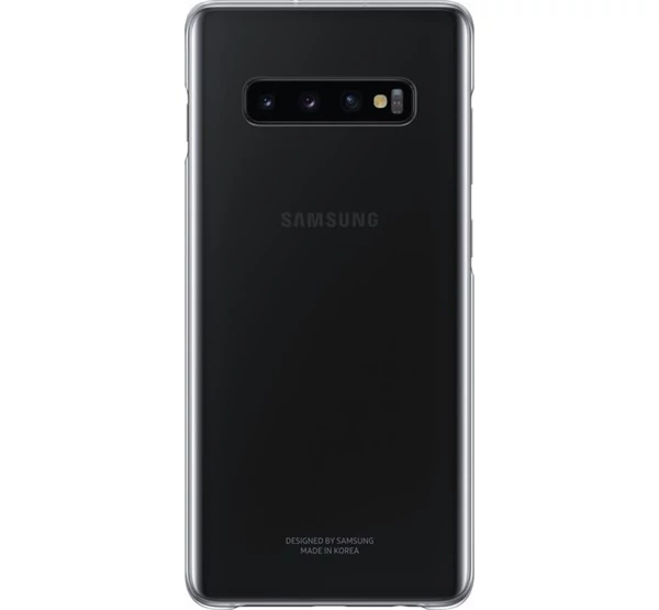 Samsung G975 Galaxy S10+ Clear Cover, gyári tok, átlátszó, EF-QG975CT