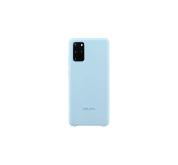 Samsung G985 Galaxy S20+ Silicone Cover gyári szilikon tok, kék, EF-PG985