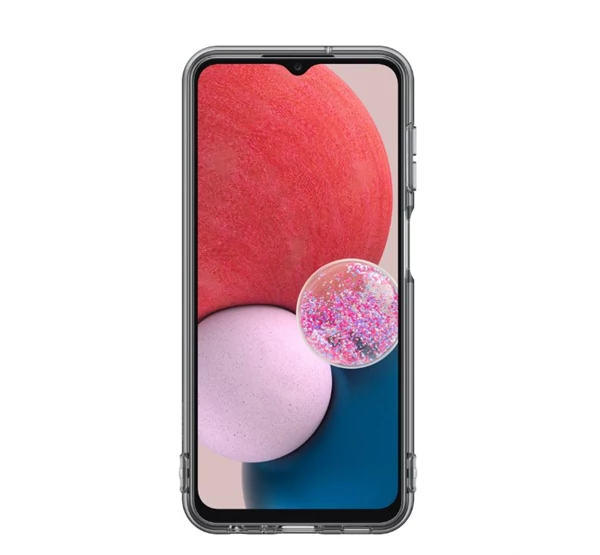 Samsung Galaxy A13 5G Soft Clear gyári szilikon tok, fekete, EF-QA136TB