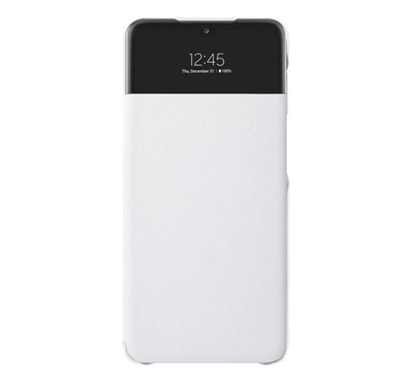 Samsung Galaxy A52/A52s LED View Cover, gyári flip tok, fehér, EF-EA525PWE