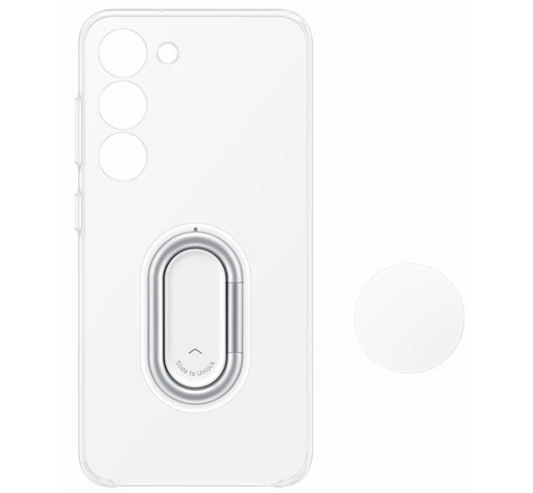 Samsung Galaxy S23 Clear Gadget Cover, gyári tok, átlátszó, EF-XS911CT