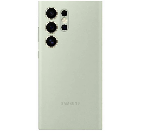 Samsung Galaxy S24 Ultra Smart View Wallet gyári tok, Világos zöld, EF-ZS928CGEG