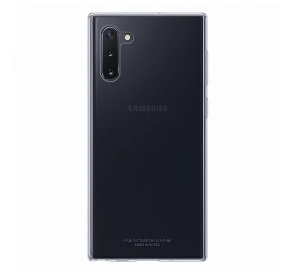 Samsung N970 Galaxy Note 10 Clear Cover, gyári tok, átlátszó EF-QN970TT