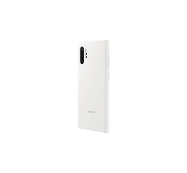 Samsung N975 Galaxy Note 10+ Silicone Cover, gyári szilikon tok, fehér, EF-PN975TW