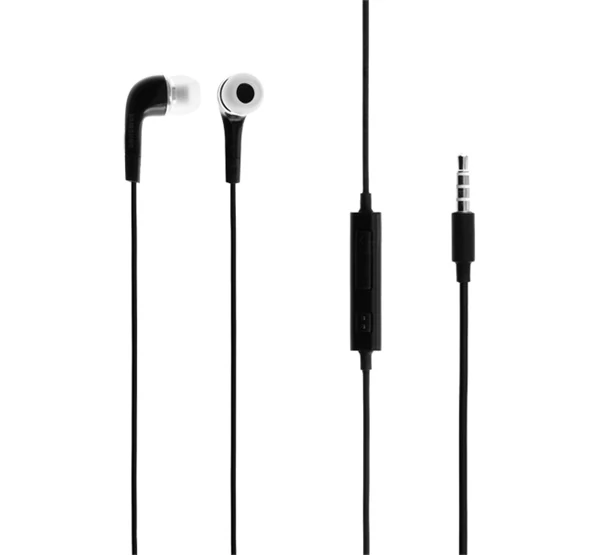 Samsung EHS64ASFBE sztereó headset, 3,5 jack felvevőgombos, hangerőszabályzós, fekete, gyári ECO csomagolásban