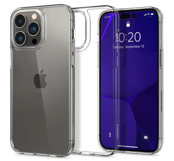 Spigen Air Skin Hybrid Apple iPhone 14 Pro Crystal Clear tok, átlátszó