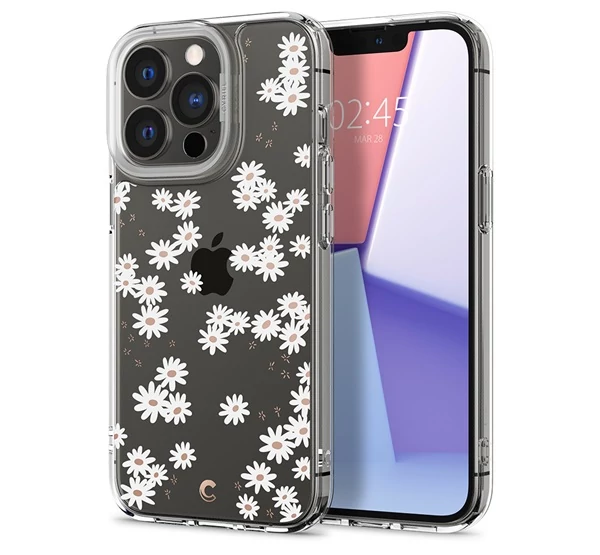 Cyrill by Spigen Apple iPhone 13 Pro Cecile tok, White Daisy