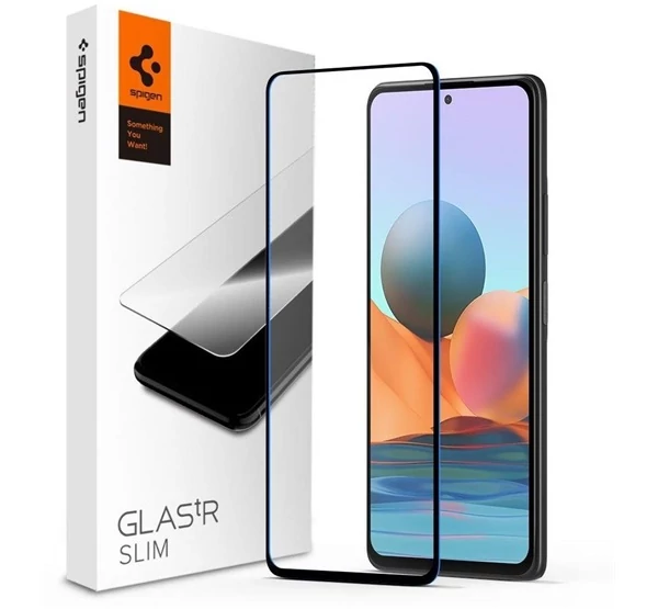 Spigen Glass FC Xiaomi Redmi Note 10 Pro Tempered kijelzővédő fólia