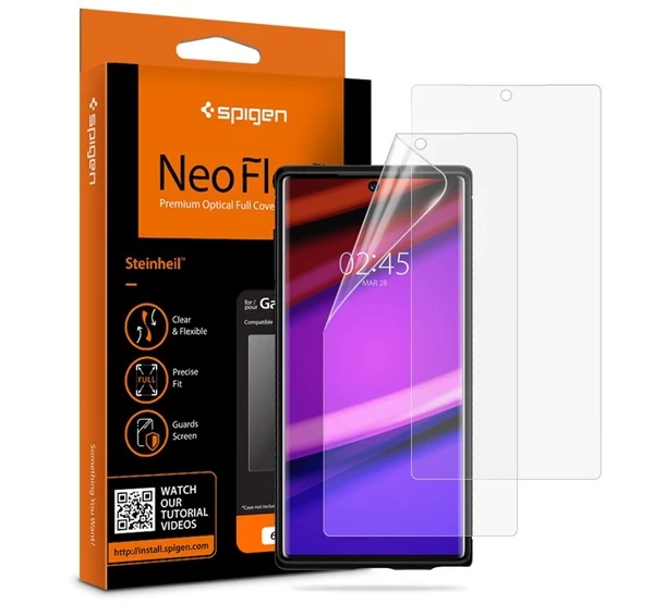 Spigen Neo Flex HD Samsung Galaxy Note 10 hajlított kijelzővédő fólia, (2db előlapi)