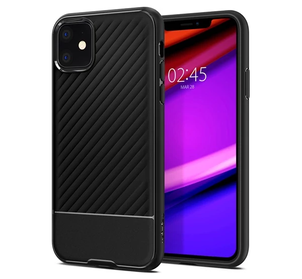 Spigen Core Armor Apple iPhone 11 Black tok, fekete