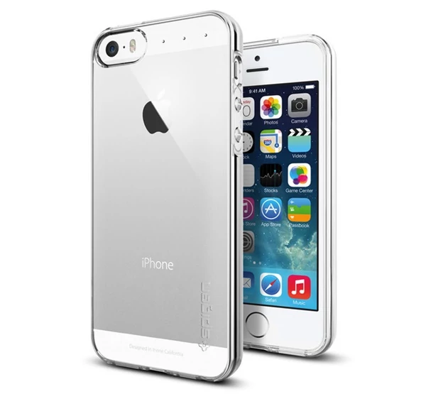 Spigen Liquid Armor Apple iPhone SE/5s/5 Crystal Clear tok, átlátszó