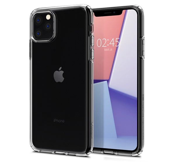 Spigen Liquid Crystal Apple iPhone 11 Pro Max Crystal Clear tok, átlátszó