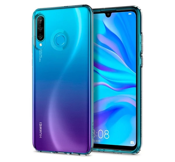 Spigen Liquid Crystal Huawei P30 Lite Crystal Clear tok, átlátszó